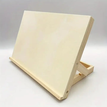 Foldable Wooden Art Stand With Tilted Writing Board Portable Painting Easel Back to School Arts and Crafts Supplies Office