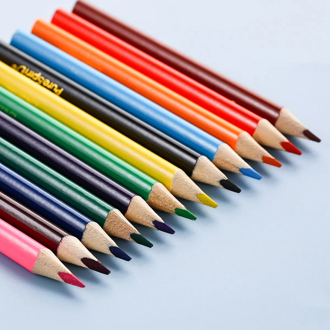 12 Colors Mini Pencil Set Short Colored Pre-Sharped Pencils for Drawing,Coloring,Shading for Kids,Students Or Children