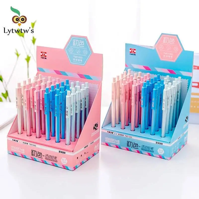 1 Pcs Lytwtw's Simple Candy Cute mechanical pencil School Office Supply Stationery Gift Automatic Press Funny