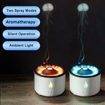 Creative Volcano Ultrasonic Aroma Diffuser – Flame Humidifier