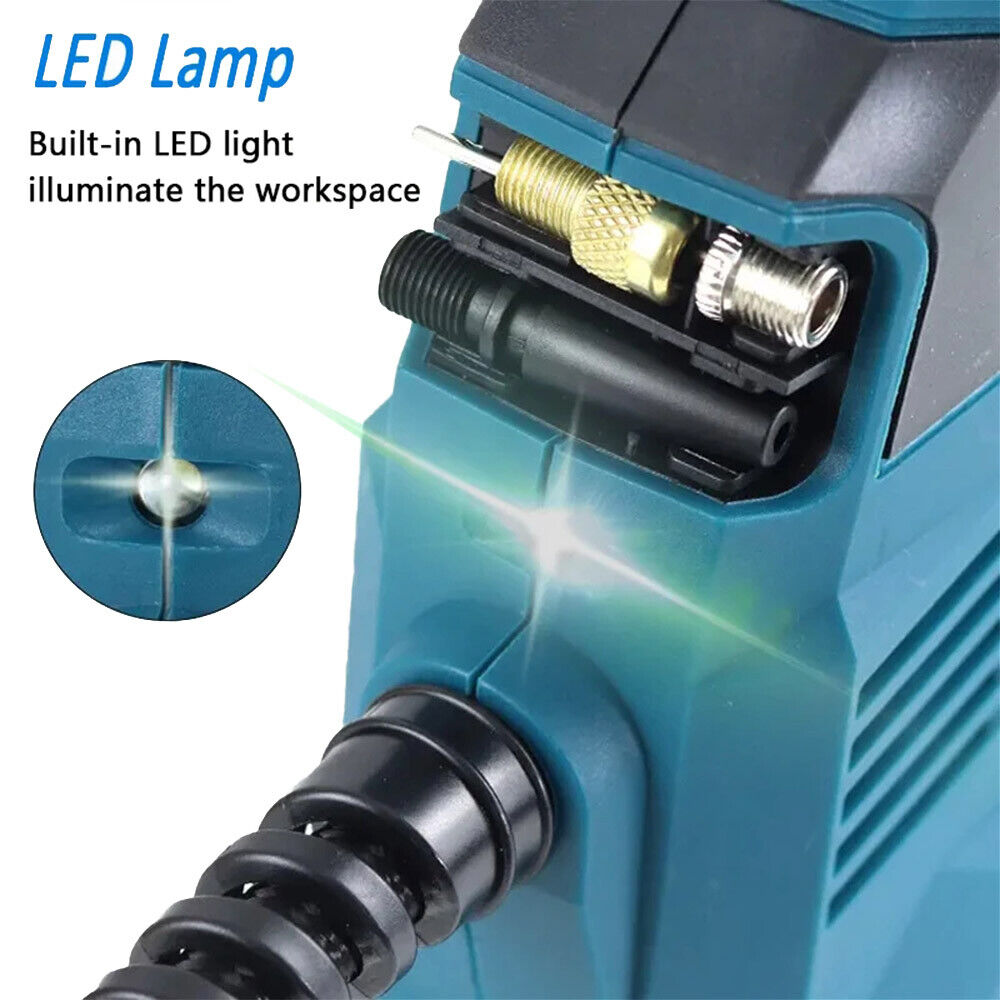 For 18V Cordless Inflator Body Only Car Digital Tyre Air Compressor